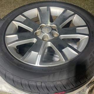 225/55R18 デリカd5純正ホイール付き中古タイヤバリ山