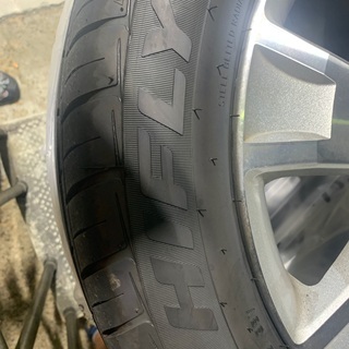 225/55R18 デリカd5純正ホイール付き中古タイヤバリ山
