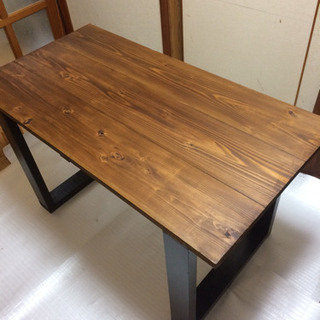 大特価 新品 手作り W120サイズ ヴィンテージ調ダイニングテーブル 近場配送無料