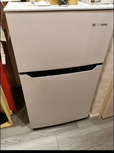 冷蔵庫　HISENSE HR-B95A ２ドア　送料込み（23区内発送可能）