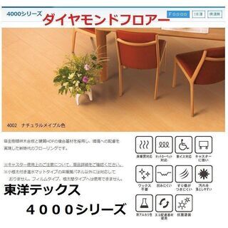 【ネット決済】新品　東洋テックス　ダイヤモンドフロアー　４０００...