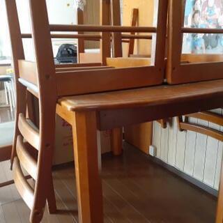 【終了しましたm(_ _)m】ダイニングテーブル&椅子4脚セット...
