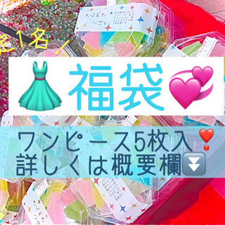 【福袋】ワンピース5枚入【服詰め合わせ】