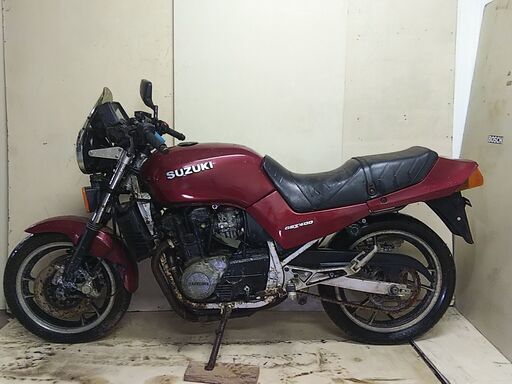 【売約】SUZUKI GSX 400FW 長期室内保管 書類無し 不動 ジャンク 部品取り 錆大 売約】SUZUKI GSX 400FW 長期室内保管 書類無し 不動 ジャンク 部品