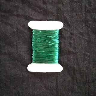 もっと細めの針金（グリーン）　ハンドメイド　ワイヤー