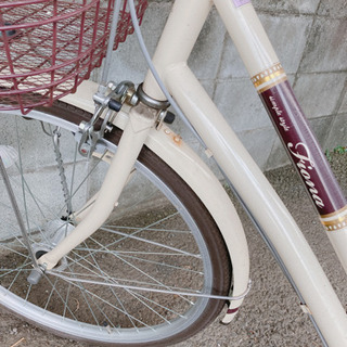 fiona 自転車 ブラウン、ホワイト