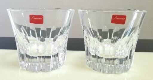 新品未使用＊バカラ Baccarat エトナ クリスタルロックグラス ペア 