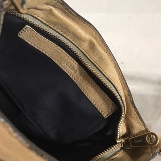 クロエ エテル キャメルブラウン レザー 斜めがけクロスボディ