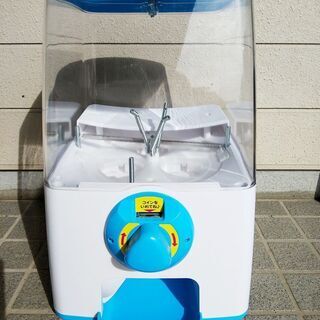 ガチャキューブ ブルー ガチャガチャ 本体 + メダル50枚 + おもちゃ