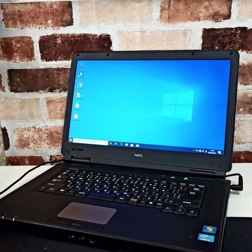 NEC ノートPC 新品SSD120GB Corei3-2310M Win10Pro VX-C メモリ4GB 15.6インチ 【バッテリー劣化】