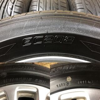 DUNLOP ENASAVE EC202 215/60R16】夏 4本【社外ホイール 16インチ 6.5 