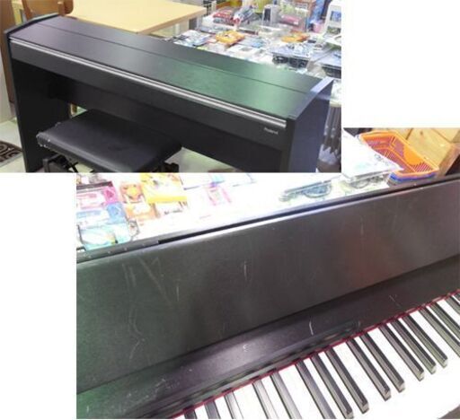 電子ピアノ 88鍵 2012年製 F-120 ローランド 黒 イス付き ブラック