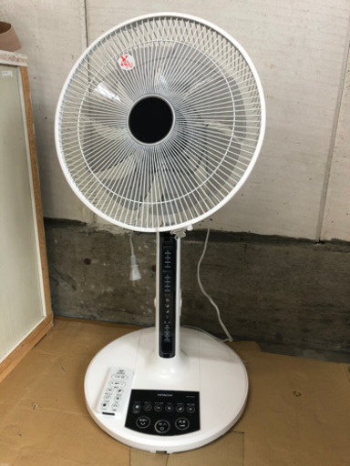 ■ほぼ未使用■日立　扇風機　2019年式　リモコン付き　HEF-AL300A
