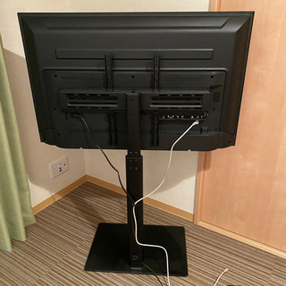 ★残り4台★値下げ★ 19年製 maxzen 4K対応 43型液晶テレビ JU43SK03 テレビスタンド付き