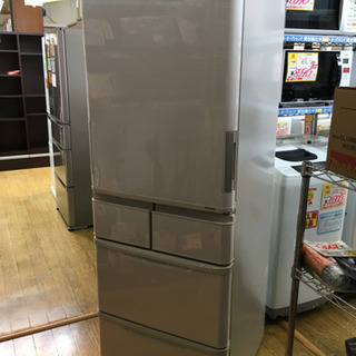 2016年製 SHARP 412L冷蔵庫 プラズマクラスター どっちもドア SJ-PW41C