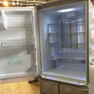 2016年製 SHARP 412L冷蔵庫 プラズマクラスター どっちもドア SJ-PW41C