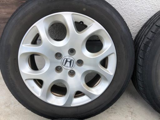ホンダ Cr V Rd7 純正ホイール 4本セット 17インチ 6 5j 215 60 R17 タイヤ付き Nextry ネクストリー ヴェ ピーコ 可児のタイヤ ホイールの中古あげます 譲ります ジモティーで不用品の処分