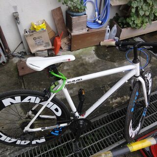 クロスバイク 700c 軽量 アルミフレーム 自転車 シマノ21段変速 エアロリム CANOVER カノーバー CAC-023 NAIAD