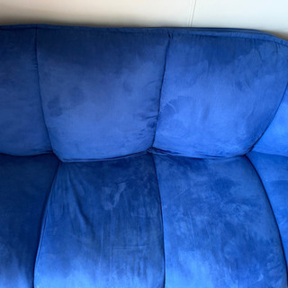 取り引きさせて頂く方きまりました青色の可愛いソファー、ソファーベット