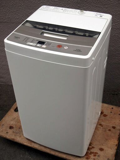 ㊶【6ヶ月保証付】アクア 5.0kg 全自動洗濯機 AQW-BK50F