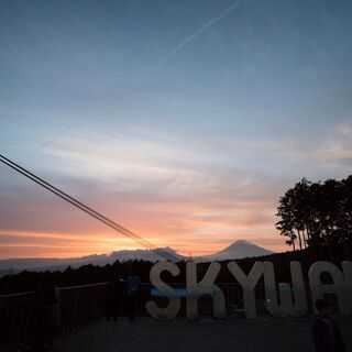 普段は眺めることができない三島の夕景や夜景を一望できる特別夜間営業　ナイトスカイウォーク − 静岡県