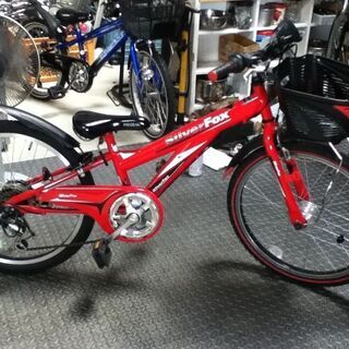 マウンテンバイク 22インチ ボーイズサイクル 赤色