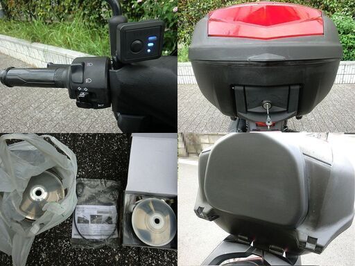 ☆N-MAX125ABSライトチューン/自賠付4年11月/純正BOX/マフラー駆動系/