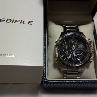 【値下げ交渉可】カシオエディフィス ソーラー Bluetooth スマホリンク EQB-501 メンズ シルバー 