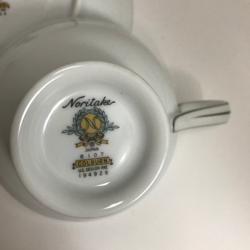オールド ノリタケ Old Noritake Colburn 6107 1950 S カップ ソーサー ナナエモン 喜連瓜破の食器 コーヒー ティー の中古あげます 譲ります ジモティーで不用品の処分