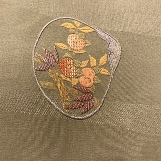 着物　手作り　手刺繍
