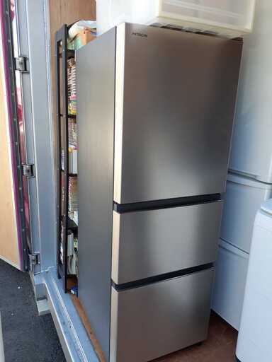 使用感極小 美品 2020年式 冷凍 冷蔵庫 高年式 HITACHI 日立 ノンフロン R-27KV 3ドア 265L