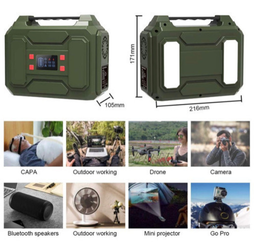 ポータブルバッテリー 67500mAh/250WH