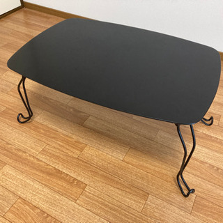 折り畳みテーブル　ブラック