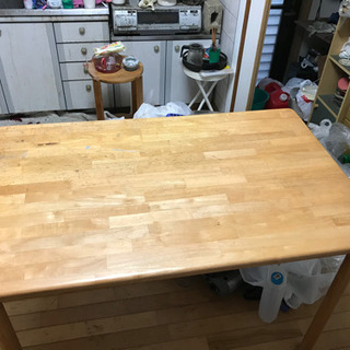 テーブル☆机☆キッチン机家具ファニチャー75×120×75センチ