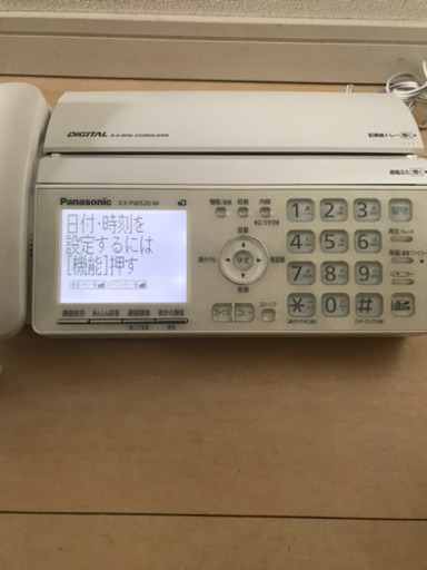 固定電話ファックス　美品