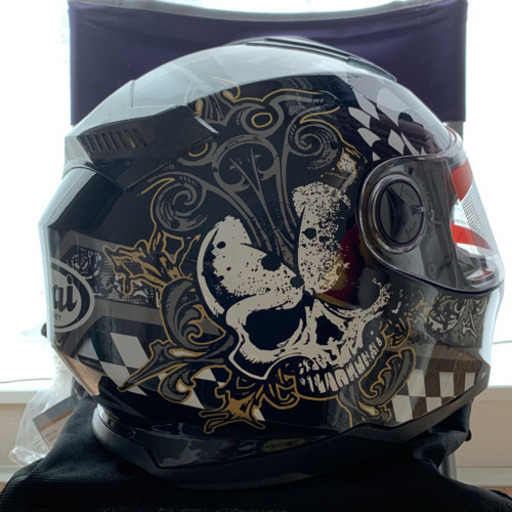【新品未使用】スカルヘルメット ドクロ　骸骨 フルフェイス 2025年最新】Yahoo!オークション -スカル ヘルメットの中古品