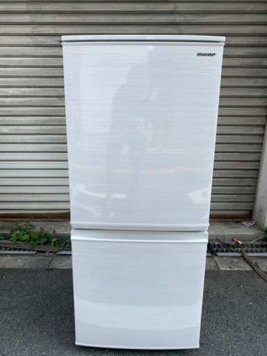 SHARP  2ドア冷蔵庫  137L　【2019年製】