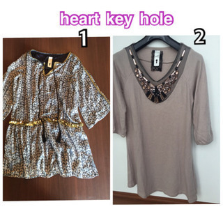 heart key hole  各700円  (中古)