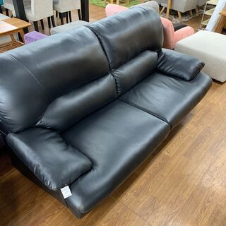 2人掛けソファー ブラック 売場展開中！！！