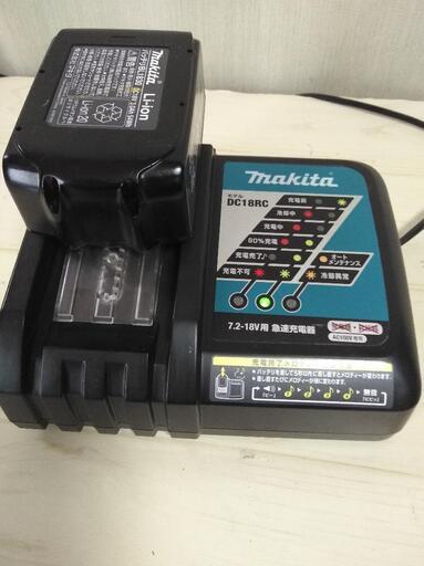 makita 18v 純正バッテリー、充電器セット