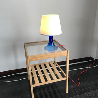 サイドテーブル、照明(IKEA購入品)