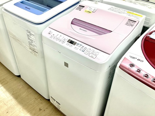 安心の6ヵ月保証付！2015年製 5.5kg SHARP(シャープ)「ES-T5E3」縦型洗濯乾燥機です！