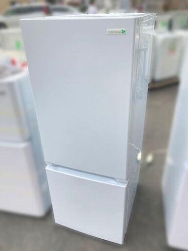 【良品】YAMADA ヤマダ電機 ノンフロン冷凍冷蔵庫 156L 2018年製 YRZ-F15E1 ホワイト