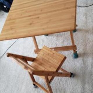 【終了】折り畳みテーブル・椅子