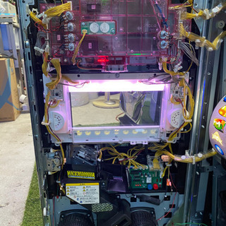パチスロ 実機 忍魂 暁ノ章 コイン不要機付 美品】 忍魂～暁ノ章～◇コイン不要機付◇ スロット台 スロット