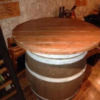 ワイン樽テーブル | w2-worldbuffet.co.uk