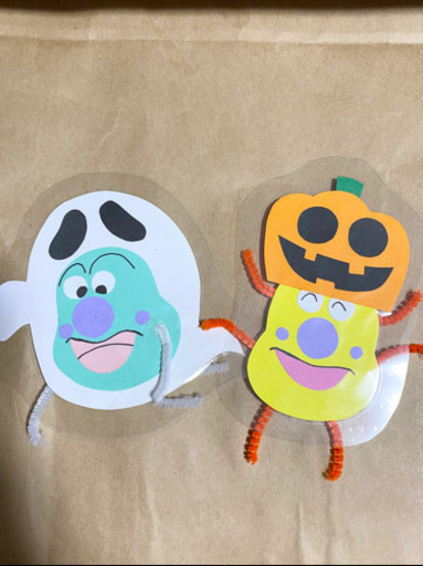 壁面飾りハロウィンかびるんるん6枚ラミネート ちいやん 嵐電天神川の年中行事用品 その他 の中古あげます 譲ります ジモティーで不用品の処分