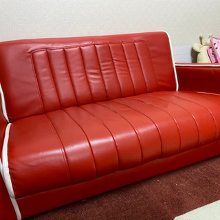 赤色 ソファー