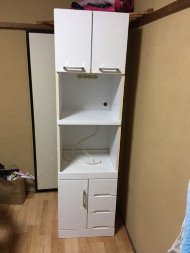 食器棚 ホワイト