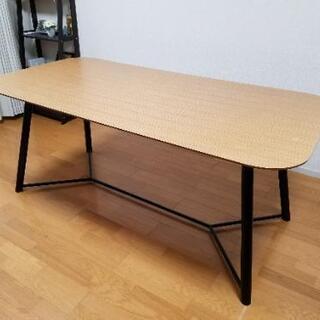 LOWYA大きめダイニングテーブルセット椅子4脚 美品 早く取りに来ていただける場合はお値下げ受け付けます。